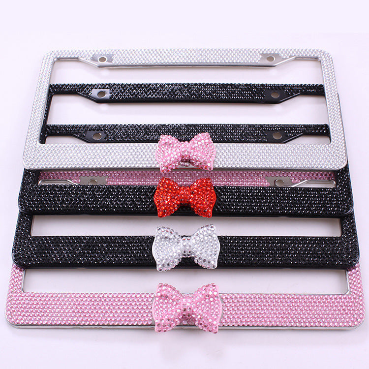 Cute Bow License Plate Frame
