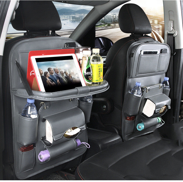 Leather-Style Seat Storage Bag & Organizer