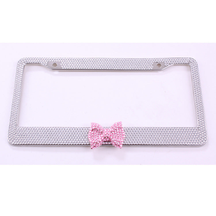 Cute Bow License Plate Frame