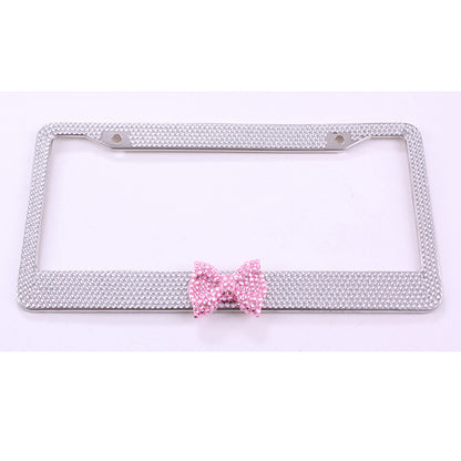 Cute Bow License Plate Frame