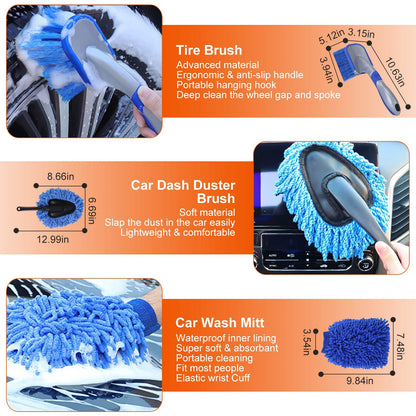 Car Detailing Brush, 26 Piece Kit