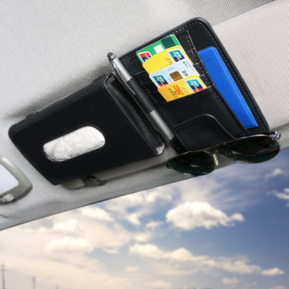 Car Sun Visor Tissue Box With Addition Clip