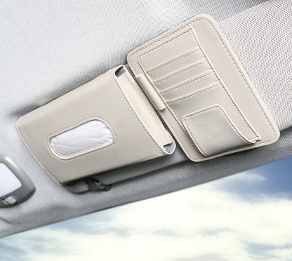 Car Sun Visor Tissue Box With Addition Clip