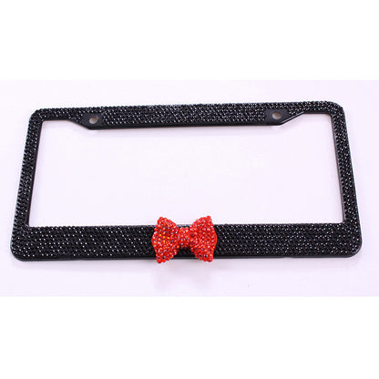 Cute Bow License Plate Frame