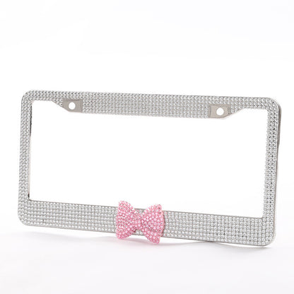 Cute Bow License Plate Frame