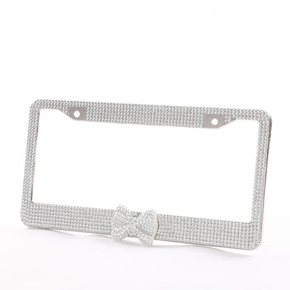 Cute Bow License Plate Frame
