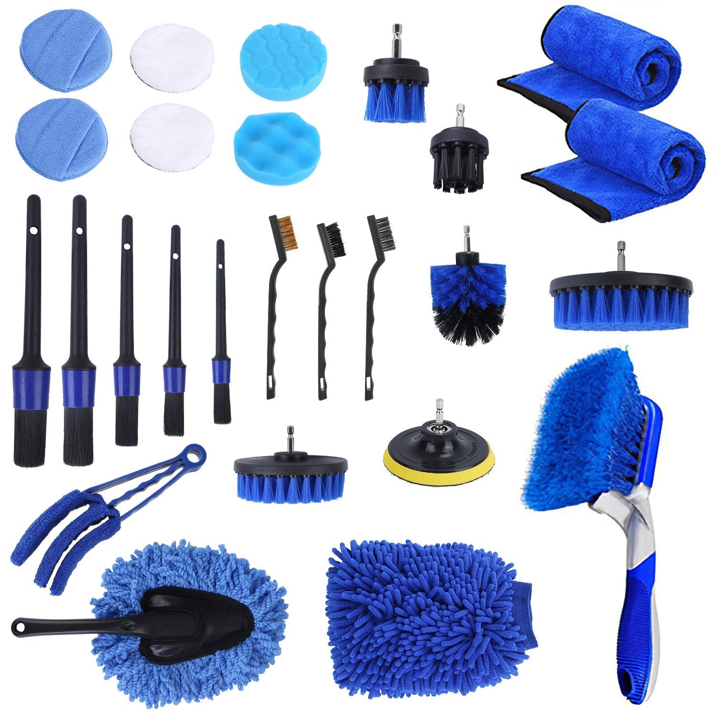 Car Detailing Brush, 26 Piece Kit