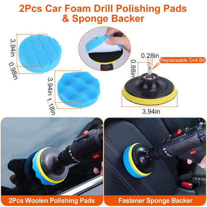 Car Detailing Brush, 26 Piece Kit