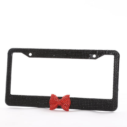 Cute Bow License Plate Frame